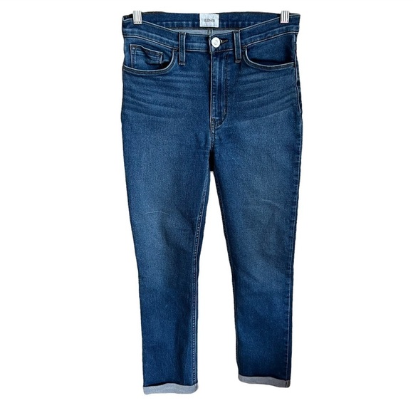 Hudson Tally Crop Cuffed Denim Jeans - Picture 2 of 10